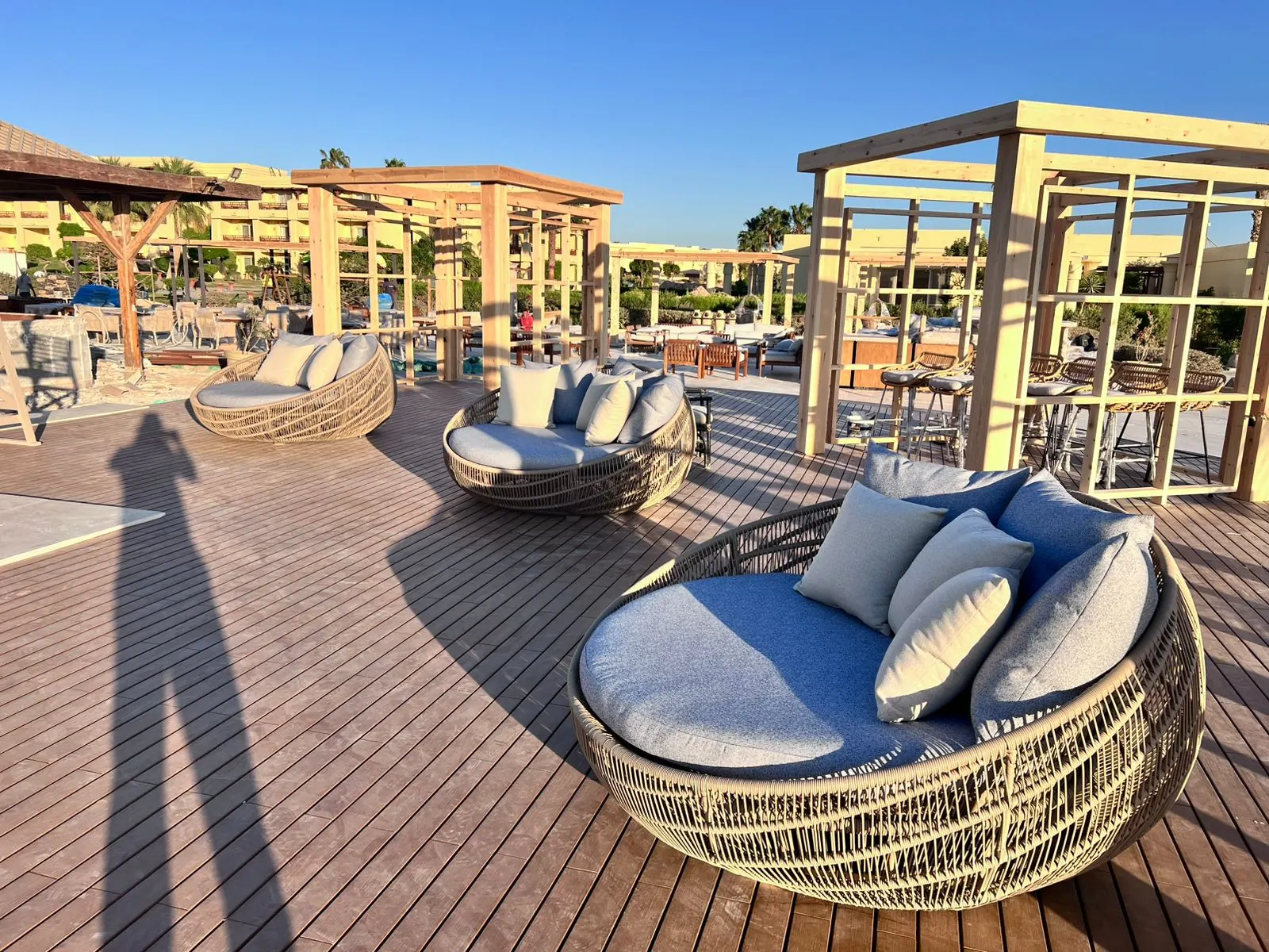 Sheraton Soma Bay Resort — Outdoor seating & daybeds, view 2