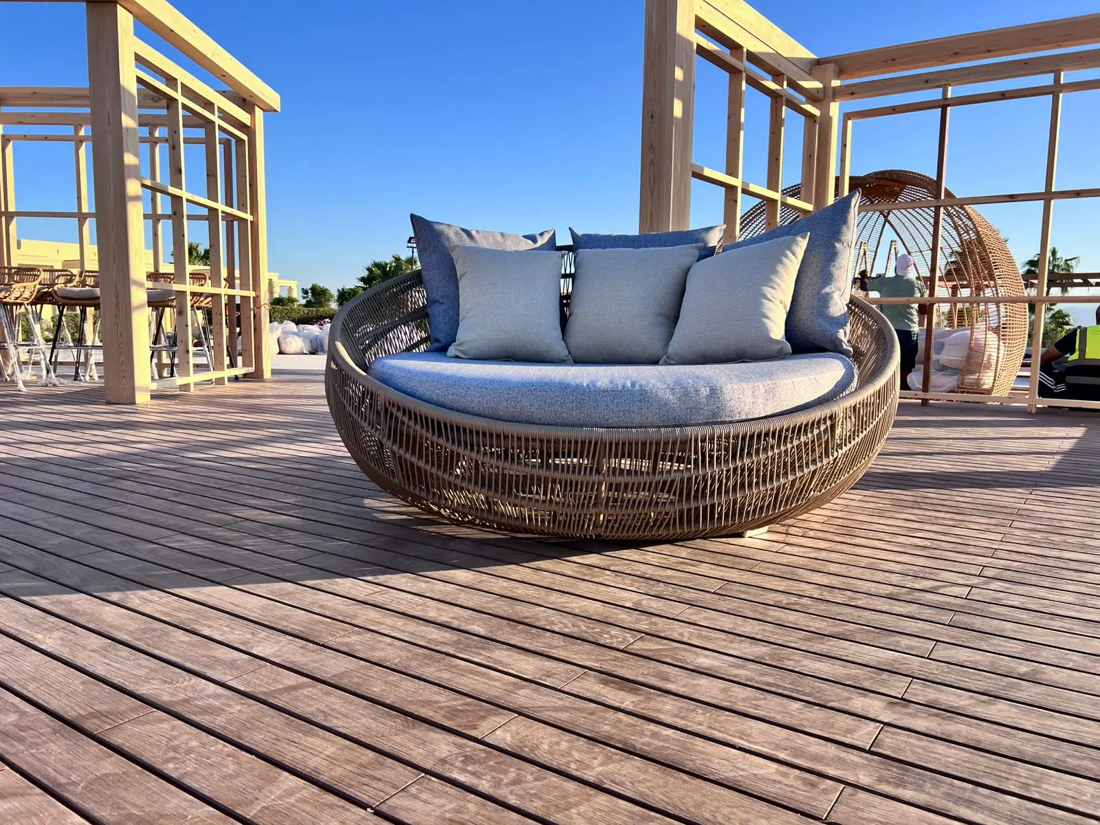Sheraton Soma Bay Resort — Outdoor seating & daybeds, view 3