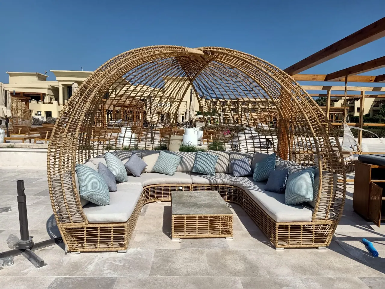Sheraton Soma Bay Resort — Outdoor seating & daybeds, view 5