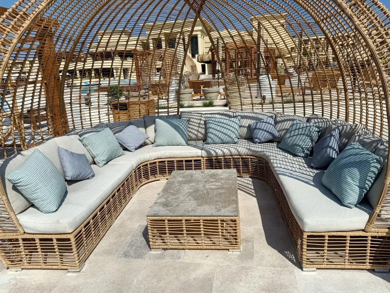 Sheraton Soma Bay Resort — Outdoor seating & daybeds, view 6